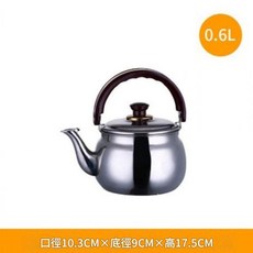 不鏽鋼加湯壺 3.5L, 1套, 0.6ml, 偏小 14CM 0.6升 / 滿約一斤水