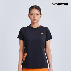 빅터 VICTOR 아울렛 V-Ready Performance Tee 반팔 티셔츠 여성용 25ATS003F 배드민턴 탁구 스쿼시 스포츠웨어