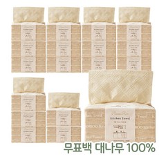 휴홈 무표백 도톰 대나무 키친타월 100매 9팩, 18개, 100매입
