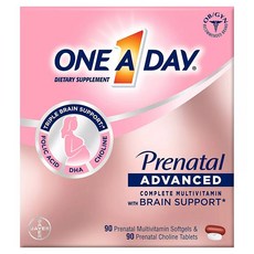 one a day 婦產科進階綜合維他命軟膠囊 + 膽鹼錠, 1個, 180錠