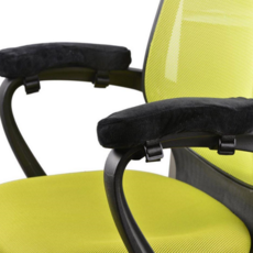 의자 팔걸이 쿠션 푹신한 분리형 사무용 벨벳팔 팔걸이 쿠션 팔꿈치 컴퓨터 사무실 논슬립 높이 책상 보호