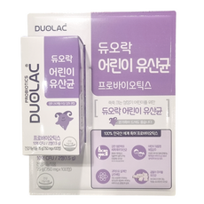 듀오락 키즈 유산균 750mg*100정, 100정, 1개