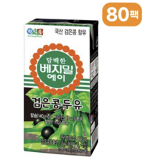 베지밀 과일이 꼭꼭 씹히는 애플망고 두유, 190ml, 80개