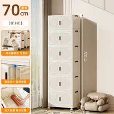 다목적 접이식 수납장 서랍 3단 양문 40cm 이동형 정리함 폭, 폭 70cm 6단 풀리로 자유설치