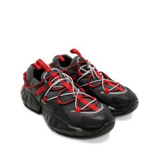 지미 추 중고 레더 메시 로우탑 스니커즈