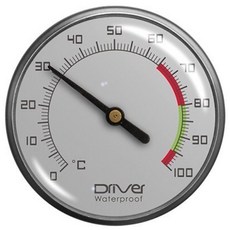 Driver溫度計 台製指針式廚房溫度計 金屬測溫 冷熱適用 咖啡專用, 1個