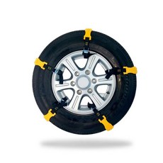 락모터스 자동차 타이어 우레탄 벨트형 스노우체인 이지체인 눈길 빙판 겨울 트럭 화물 차량용, 10개