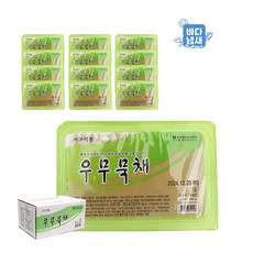 우무채 우뭇가사리 1박스(400g X 12팩) 1개씩 진공포장 한천 우무묵채 우무묵, 1개, 400g