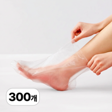 로멀리 일회용 발 보습 비닐 랩, 180g, 1개, 300개입