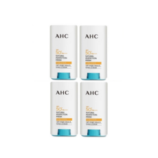A.H.C 내추럴 퍼펙션 프레쉬 선스틱 SPF50+ PA++++, 17g, 4개