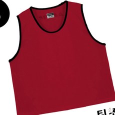 푸른샵 팀조끼 레드 S 스포츠클럽 축구유니폼 축구조끼