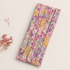 47-503 플로럴 바이어스테이프 10mm_퍼플 블라썸 G0, 1개, 퍼플