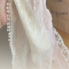 빈티지 레이스 터번 여성터번, 아이보리