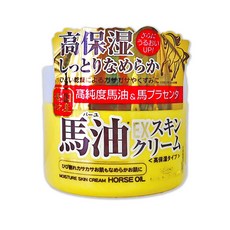 日本LOSHI-高純度馬油EX加強版馬胎盤素緊緻修護全身保養高保濕乳霜100g/罐, 100g, 1個