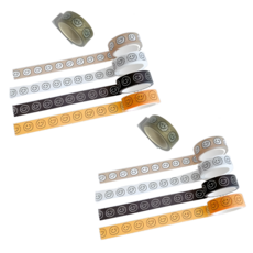 라온스티커 4종 스마일 마스킹 테이프, 2세트, 4종세트(T682)