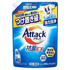 Kao 花王 Attack強力洗淨洗衣精 補充裝, 1包, 900g