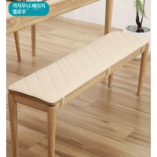 의자 소파 식탁 패드 방석 벤치형 신발장 쿠션 커버 깔개 벤치 직사각형 끈 매트 방석 1개 30*100cm 체크그린 방석 1개 30*100cm × 체크그린, 방석1개30x120cm × 체크베이지 × 방석1개30x