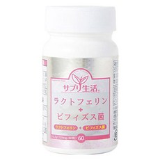 Sapuriseikatsu 乳鐵蛋白雙歧桿菌膠囊 19.2g, 1罐, 60顆