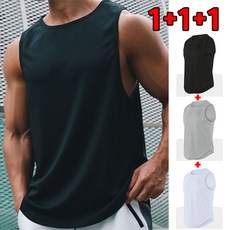 Chaku 男款夏季健身背心 無袖 共3件