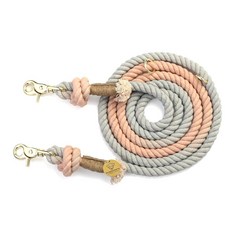 SN Handicrafts 파스텔 핸드메이드 로프 목줄 강아지용 귀여운 강아지 브레이드 개 면 핸즈프리 2.1m(7피트) 207431 8434264659