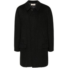 안젤로 빈티지 컬트 중고 1990s 컷어웨이 칼라 멀티 포켓 코트