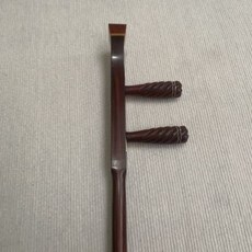 巨匠工廠紫檀秦腔板胡桿帶腰碼，原木不上漆，檀木民族樂器，專業演奏級別, 1個, 腔板胡桿帶腰碼,原木不上漆。檀木民族樂器