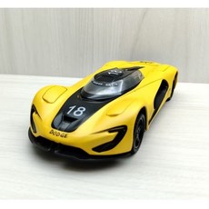 Dodge SRT 戰斧極速超跑 1:32 合金聲光模型車, 1個, 黃色