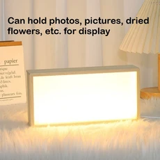 캐릭터 양면 라이트박스 DIY 벽 액자조명 세비아숲, 로그  26x6x13cm