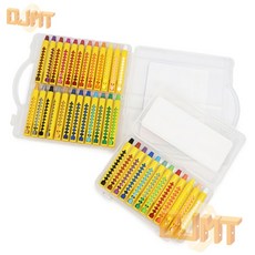 DJMT 크레파스 레일 레일크레파스 크래파스, 24색