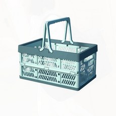 패브릭 폴딩 바스켓 다용도 접이식 바구니 보관함 빨래보관함, 그레이