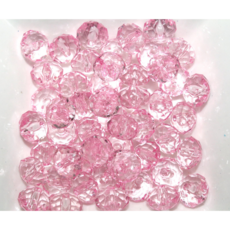 크리스탈 비즈 론델컷 비즈공예재료 팔찌 만들기, 핑크 A4823, 1세트, 10mm