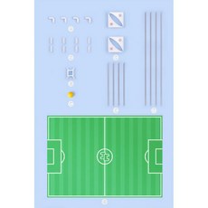 초등 창의로봇 축구세트 블랙 방과후 경기장 키트 저학년 초등학생 학습