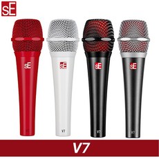 sE V7 다이나믹 마이크 보컬 공연 녹음용 방송용 유선 마이크 스위치없음 [사운드캣/정품], V7 블랙