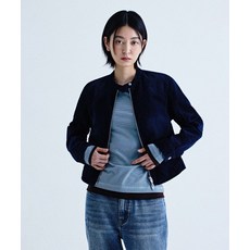 KIIMUIR (우먼) 코듀로이 바이커 자켓_네이비 KBDFWJK001NY 365119