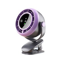 夾子空氣循環風扇，迷你便攜360度旋轉桌面夾式節能靜音, 充插款深空灰【靜音】, D14