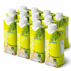 COWA 코와 코코넛워터 330ml X 12팩 한박스 가볍게 마시는 천연 수분 충전, 12개