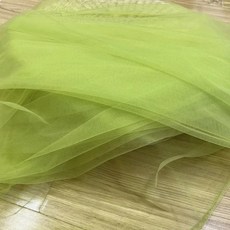 오렌지 옐 소프트 패브릭 웨딩 장식 커튼 천 레이아웃 의자 뒤로 원사 그물 수제 투투 소재, 4. Yellow Green / D. 3x1.6 M, 1개