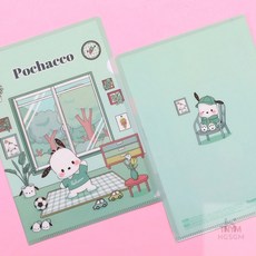 종이홀더 산리오 L홀더 포차코 10p