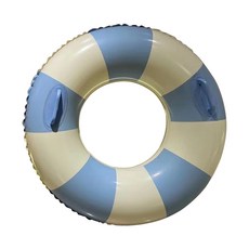 팽창식 팔 링 수영장 팔 원형 플로트 인쇄 구명 조끼 플로팅 슬리브 수영 액세서리, Striped blue, 1개