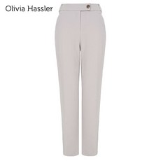 올리비아하슬러 직영_기모 스판 체크 팬츠_OHBWPT501