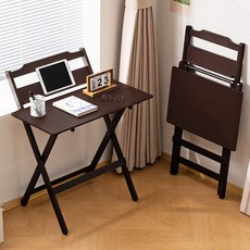 접이식 컴퓨터책상 높이조절 가능 학생 학습용 슬림한 디자인 원룸 거실 공간활용 접이식테이블 미니책상, 접이식 플래그십 원색 77cm