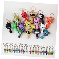 캐릭터 미니어처 피규어 열쇠 고리 가방 장식 펜던트 학생 어린이 수집 선물, 1개, 1-12.스카이(아크릴ver)