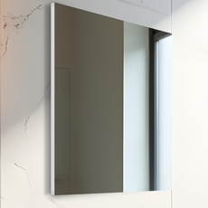 욕실거울 800x800 화장실 사각 누드 거울 PL 프레임 해림바스, 단품