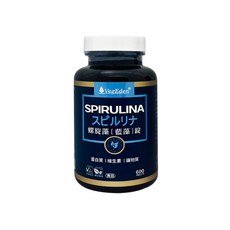 VegEden Spirulina 藍藻錠 600錠, 1個, 1罐, 600顆