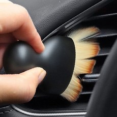 차량용 송풍구 틈새 청소 극세사 브러시 에어컨 통풍구 먼지 제거 디테일링 세정, 1개