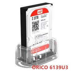 ORICO 硬碟外接盒, 1個, 6139U3 透明款 單槽