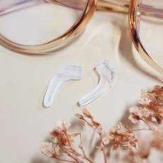 어린이 안경다리 걸이 논슬립 안경다리커버 투명 2p소