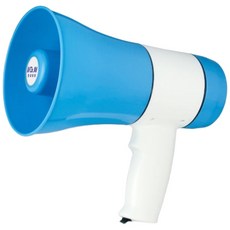 Dr.AV 聖岡 HO-35W 35瓦營業專用多用途大聲公 (可插電/循環播放), 藍色, 1個, 長度 40 公分
