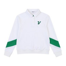 볼빅 여성 골프 소매배색 오버핏 긴팔 카라 티셔츠 VLTSN251_OW 3017299