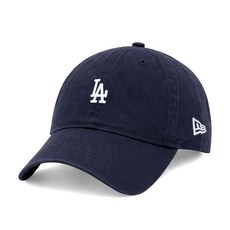 뉴에라 엠엘비 MLB 리그 미니로고 LA다저스 9FORTY 볼캡 야구 골프 모자 네이비 60691338, MISC, 1개